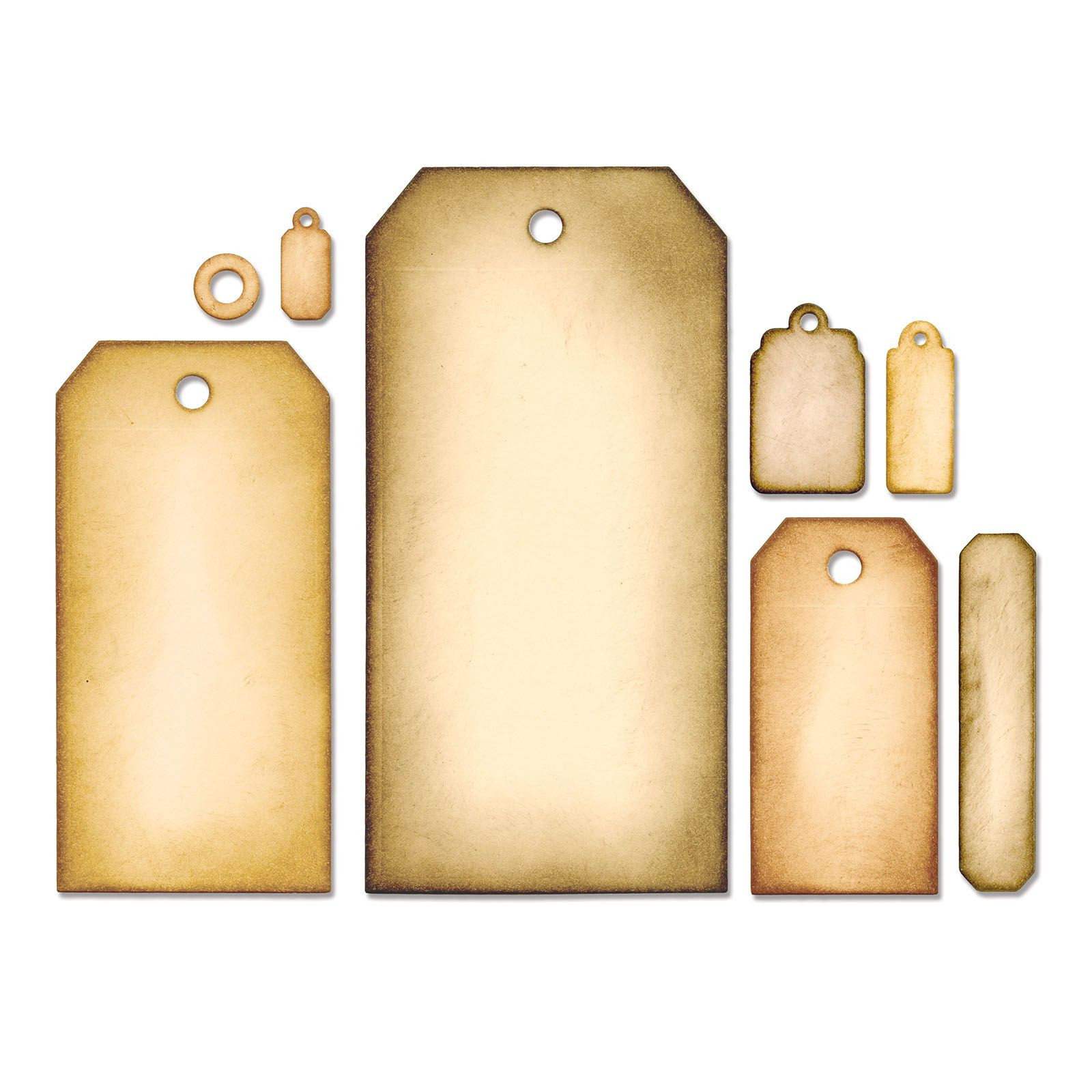 Sizzix Framelits Dies By Tim Holtz 8/Pkg - Tag Collection
