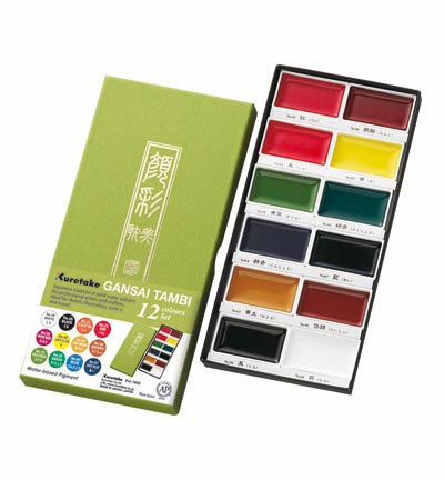 Gansai Tambi Set - 12 Colours