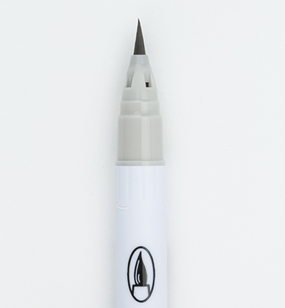 Kuretake ZIG Clean Color Real Brush Marker - 901 Gray Tint