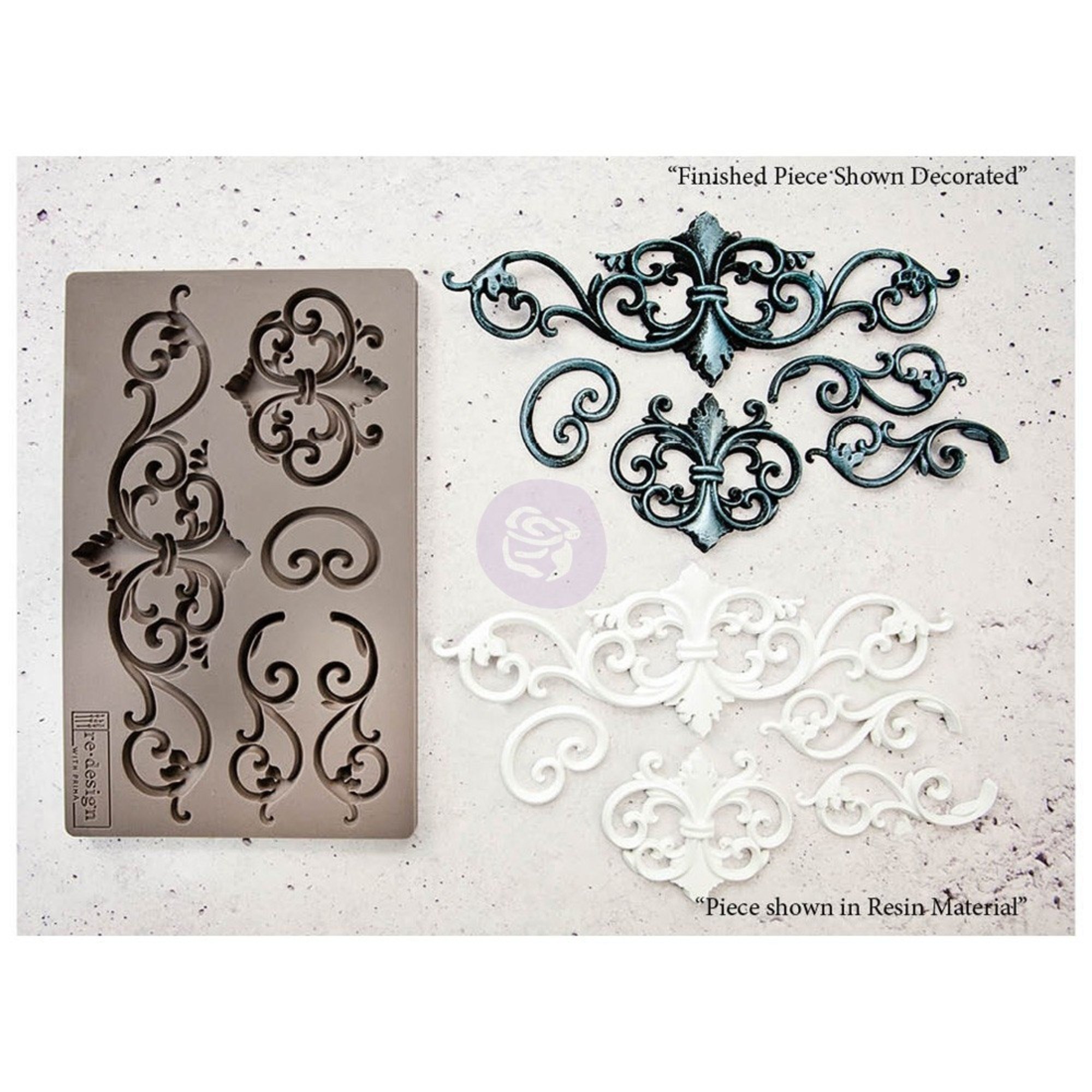 Re-Design with Prima Moulds 5"x8" - Tilden Flourish