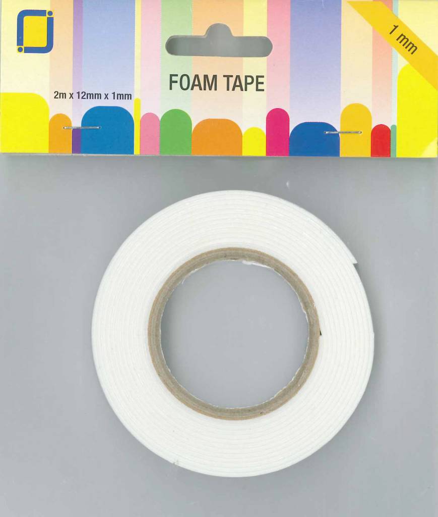 JEJE Produkt Foam Tape 2 m x 12 mm x 1 mm