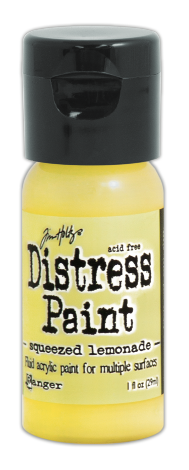 Tim Holtz Distress Paint Flip Top 29ml - Squeezed Lemonade