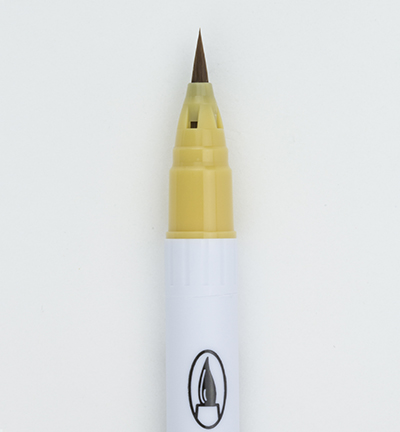 Kuretake ZIG Clean Color Real Brush Marker - 067 Mustard