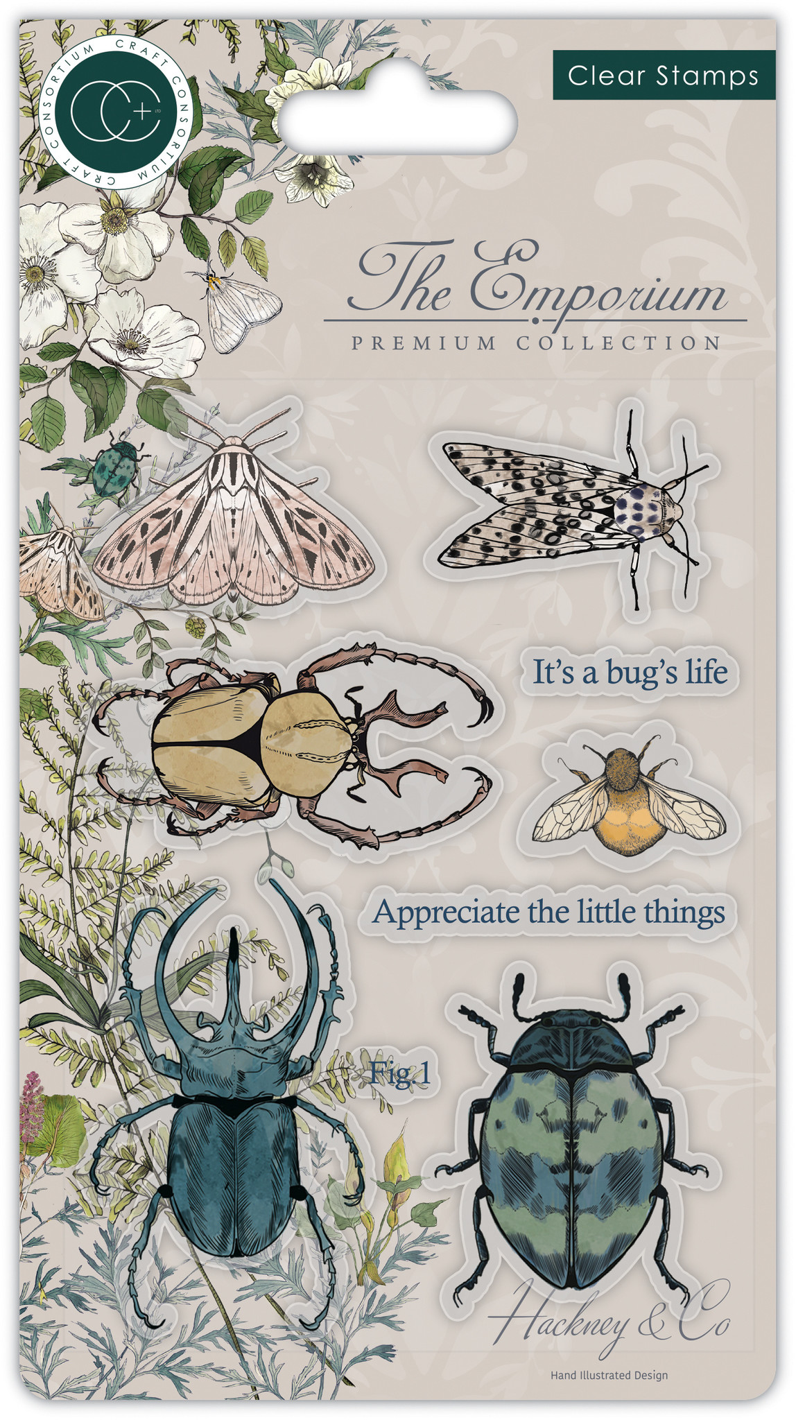 Craft Consortium Clear Stamps The Emporium - Beetles