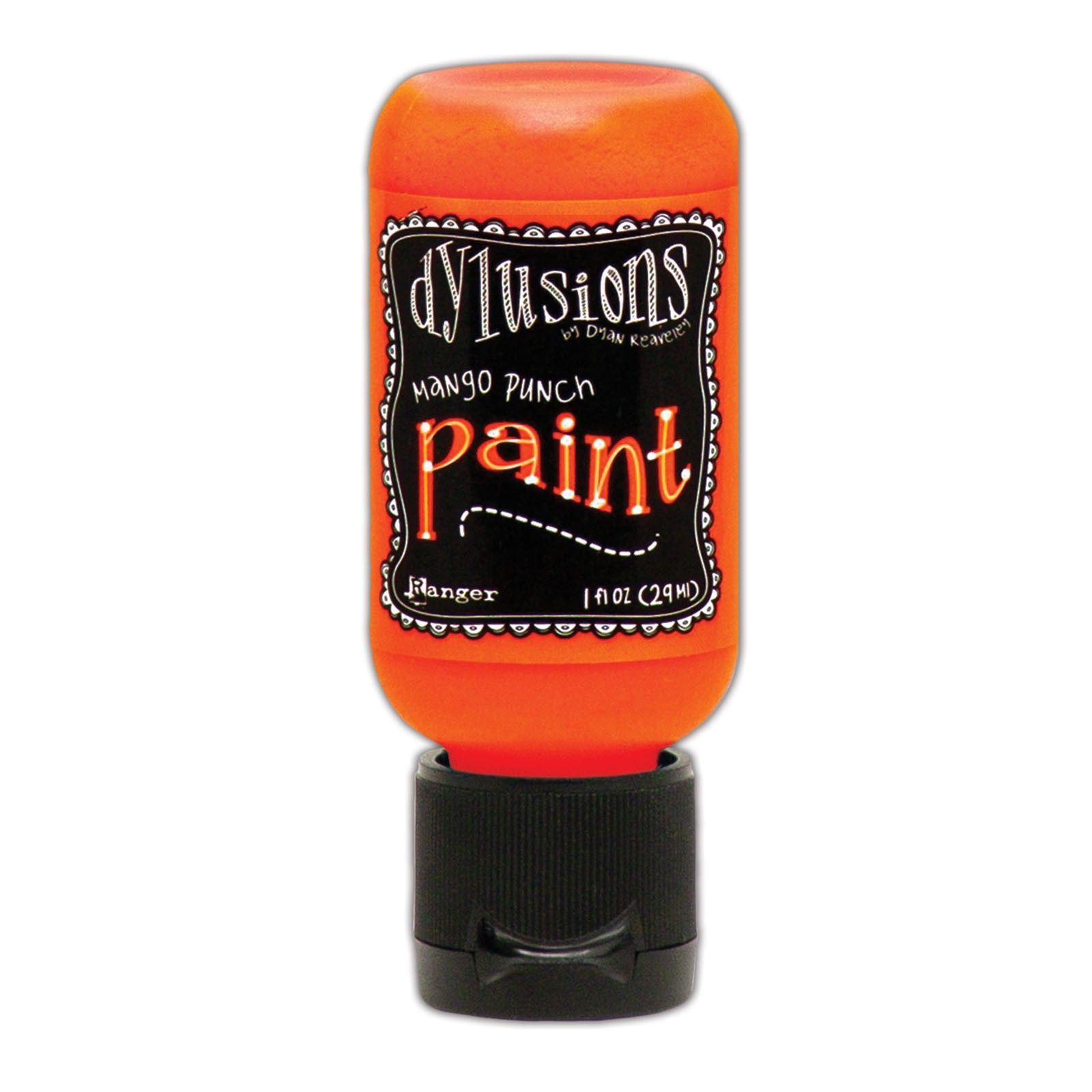 Dylusions Acrylic Flip Cap Paint Bottle 29 ml - Mango Punch