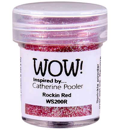 WOW! Embossing Powder 15ml By Catherine Pooler - WS200R Rockin Red