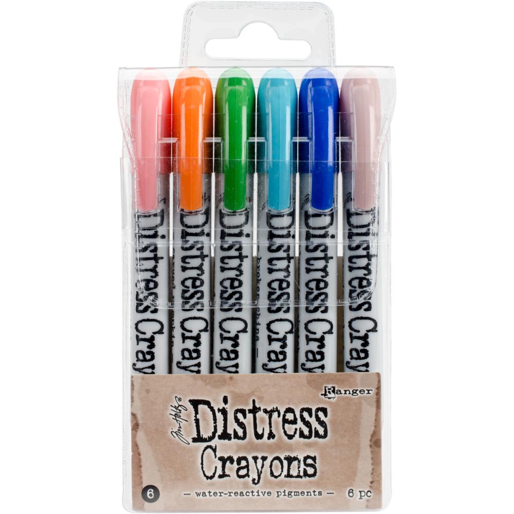 Tim Holtz Distress Crayon Set 6/Pkg - Set 6