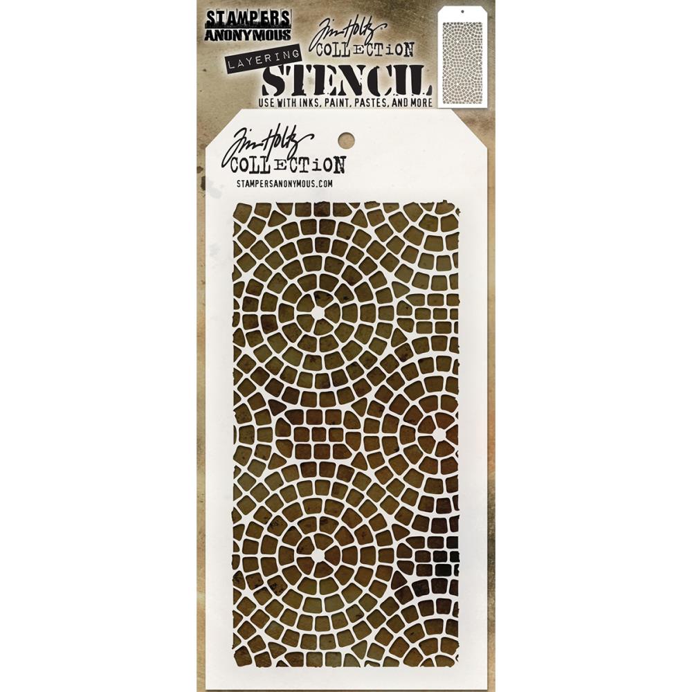 Tim Holtz Layering Stencil - THS084 Mosaic