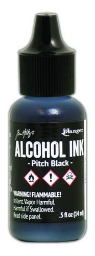 Tim Holtz Alcohol Ink 15ml - Pitch Black