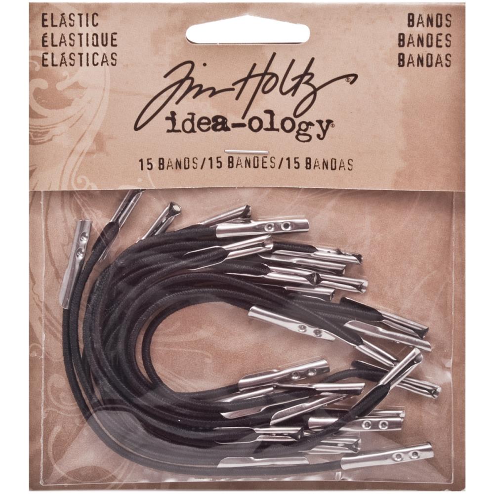 Tim Holtz Idea-Ology Elastic Bands 15/Pkg