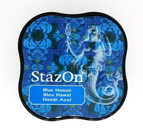 StazOn Midi Ink Pad - Blue Hawaii