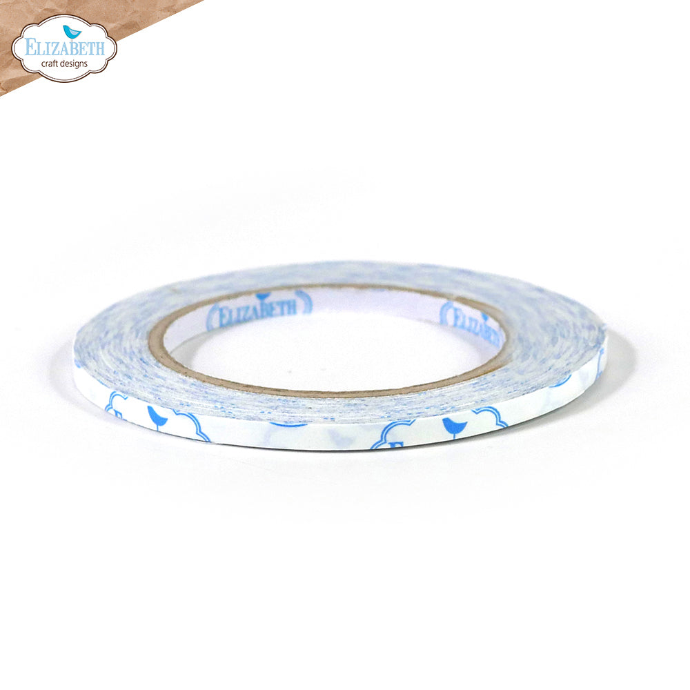 Elizabeth Craft Designs Clear Double Sided Adhesive Tape - 6mm (approx 0.25")