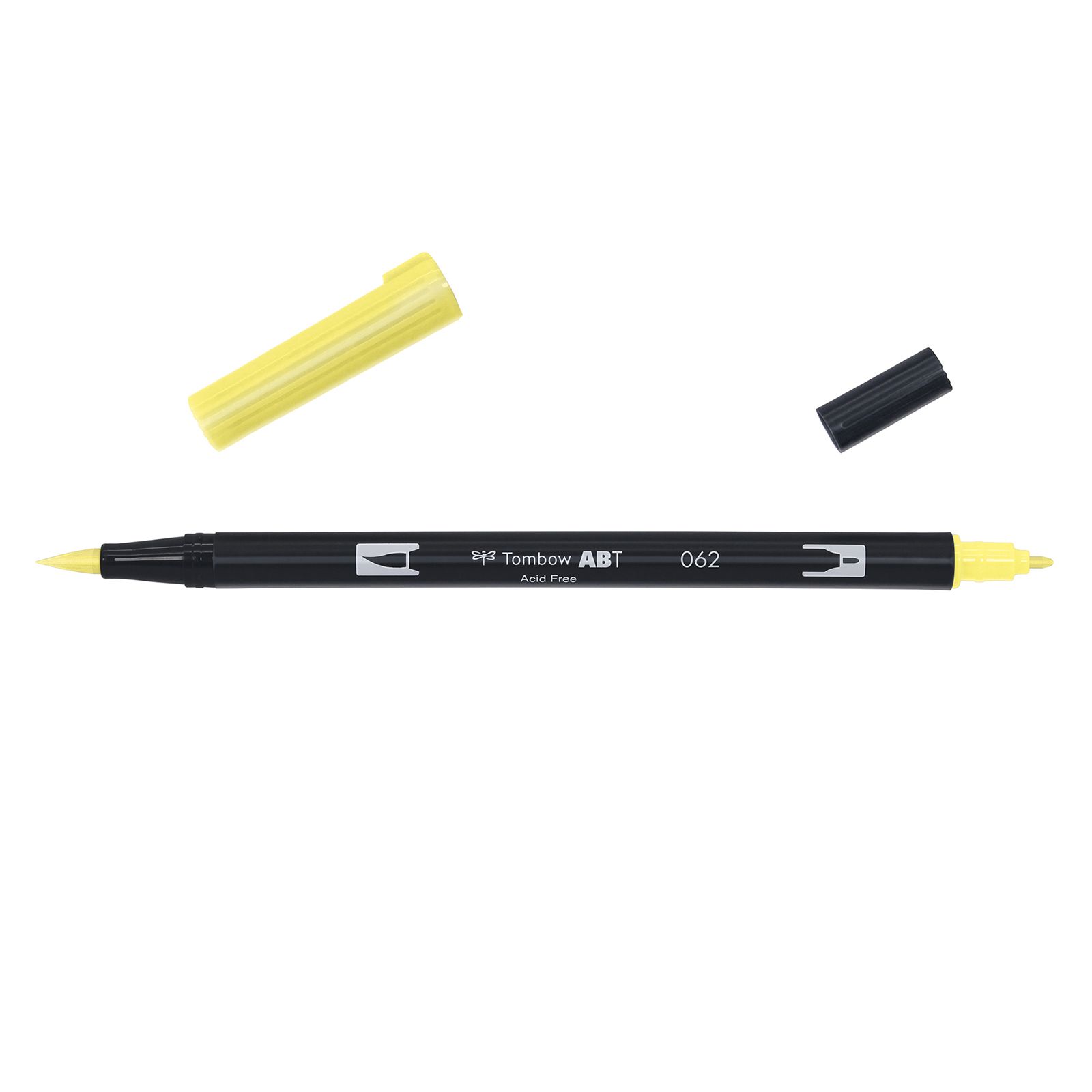 Tombow Dual Brush Marker - 062 Pale Yellow