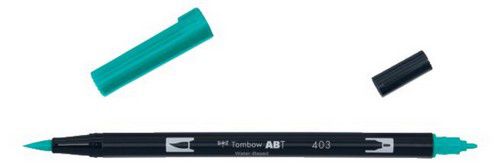 Tombow Dual Brush Marker - 403 Bright Blue
