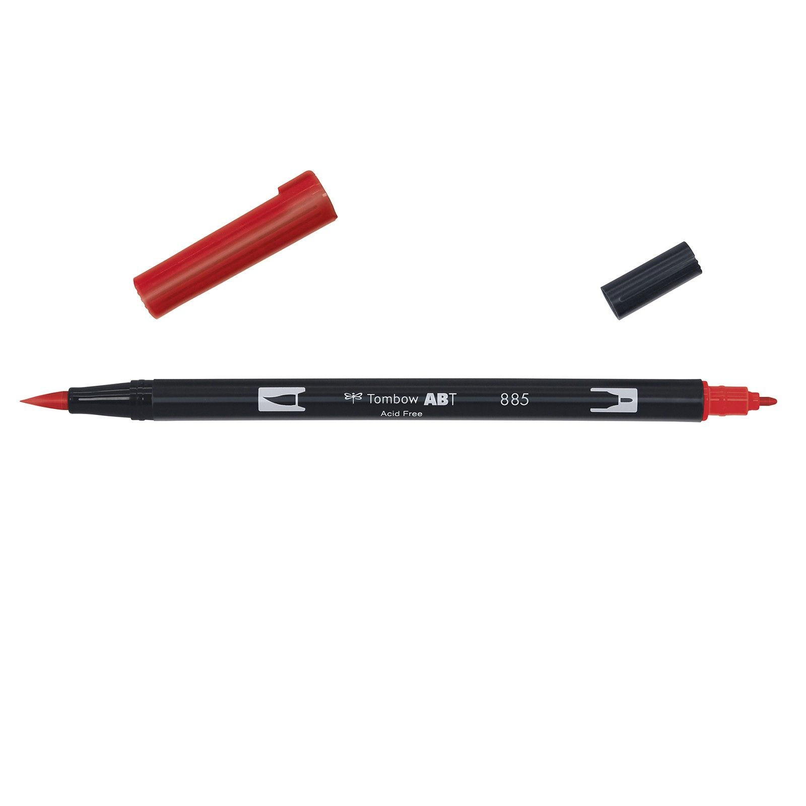 Tombow Dual Brush Marker - 885 Warm Red