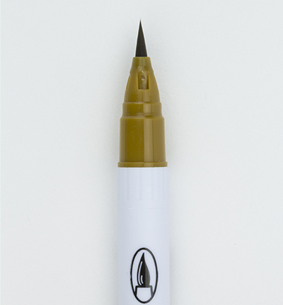Kuretake ZIG Clean Color Real Brush Marker - 066 Dark Oatmeal