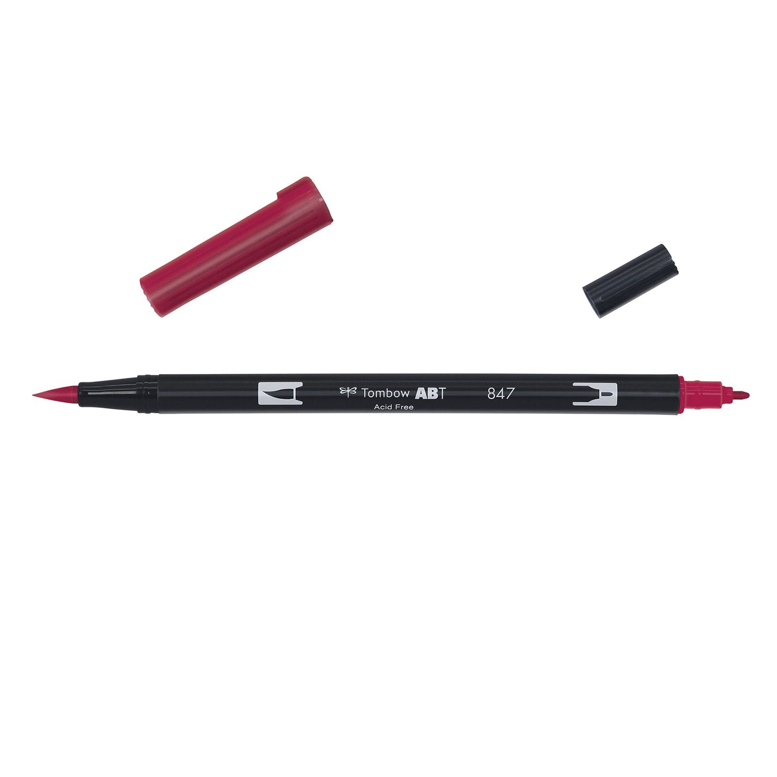Tombow Dual Brush Marker - 847 Crimson